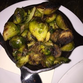 Gluten-free brussels sprouts from Bell Book & Candle